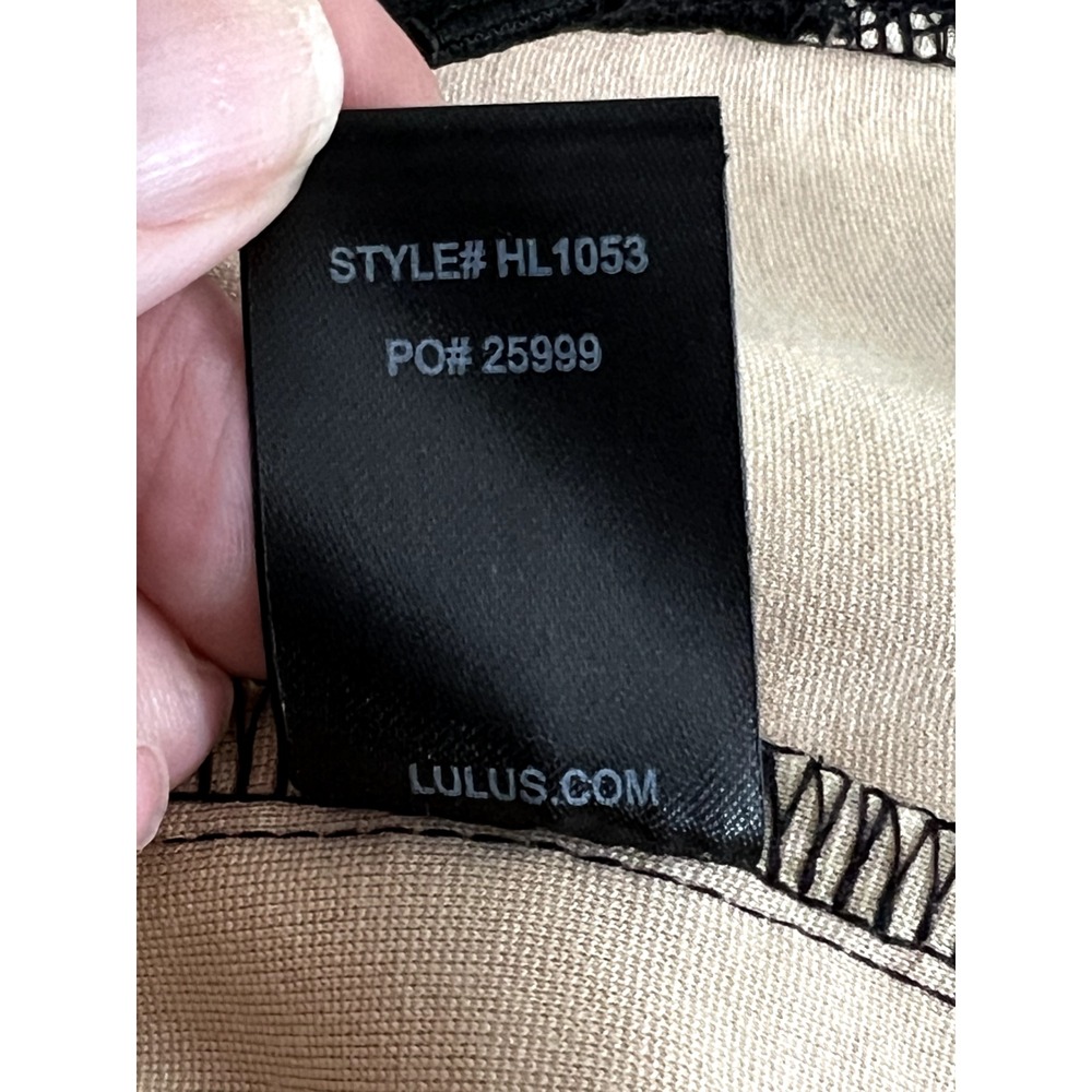 NWT Lulus Black Lace Table For Two‎ Dress Size Small - Picture 7 of 10